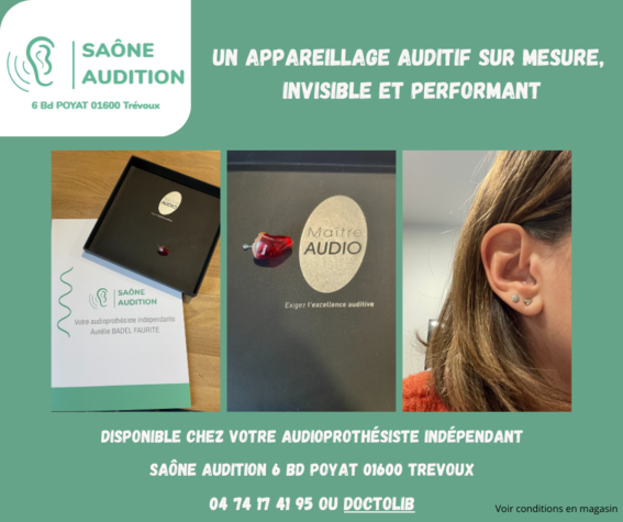 Image actualité Appareillage auditif sur mesure invisible et performant