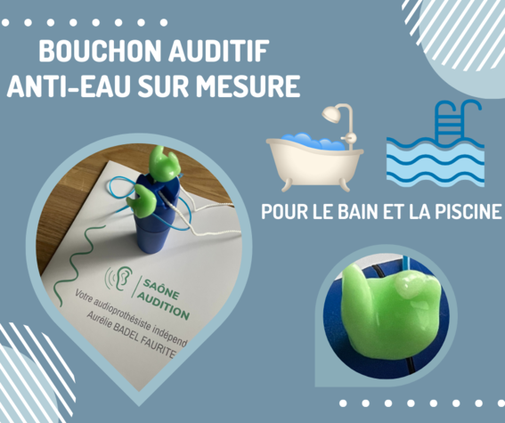 Image actualité Protections auditives anti eau sur mesure