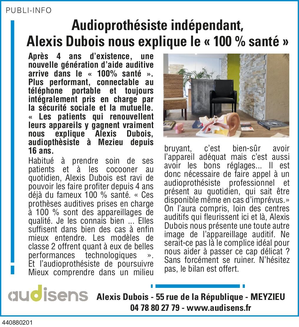 Image de l'actualité Le centre audisens