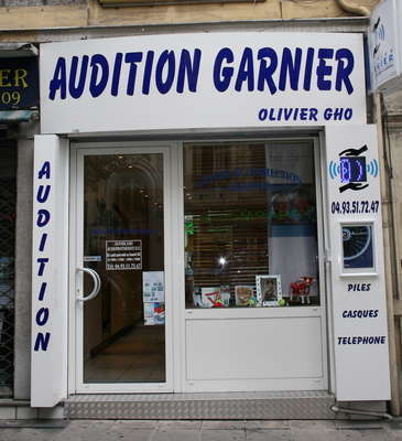 Audioprothésiste : AUDITION GARNIER, 8 boulevard Joseph garnier, 06000 NICE