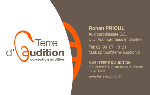 Logo Audioprothésiste indépendant TERRE D'AUDITION 35740 PACE